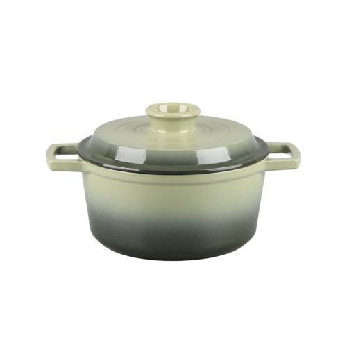 Cocotte en fonte ronde 20cm - "Masseiron Olivine"