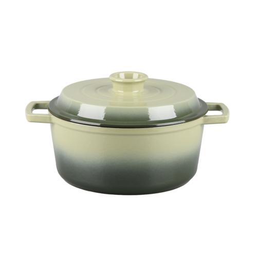 Cocotte en fonte ronde 25cm - "Masseiron Olivine"